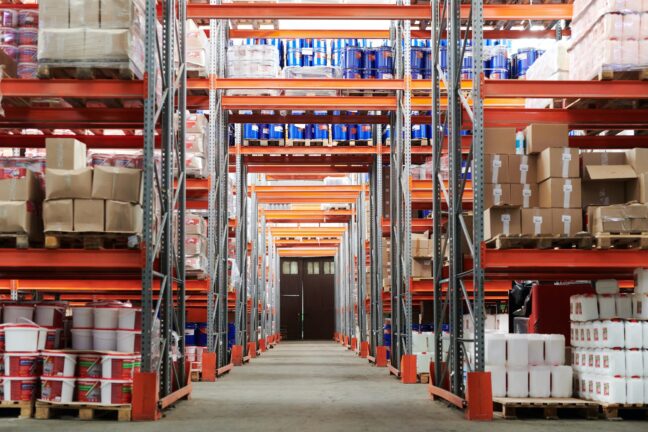 Double warehouse storage