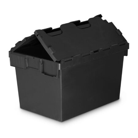 64L Attached Lid Plastic Container