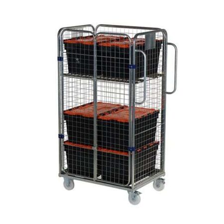Four Sided Merchandising Picking Trolley