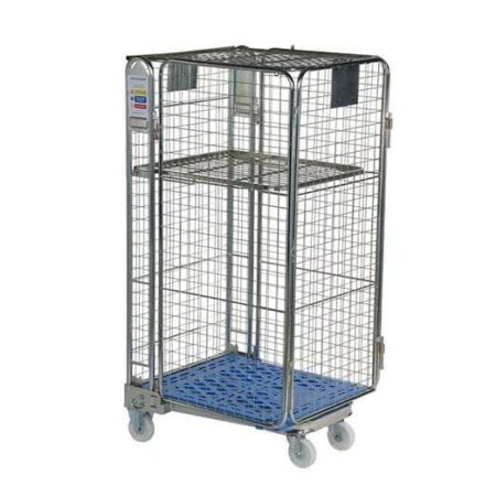 Security Roll Cage Plastic Blue Base